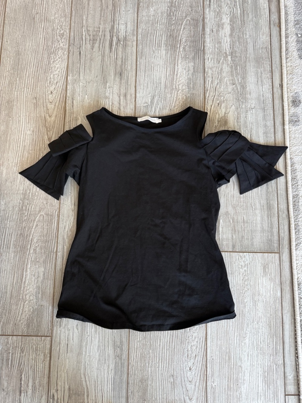 Anne Fontaine Myrtille Top BLACK - Picture 5 of 6